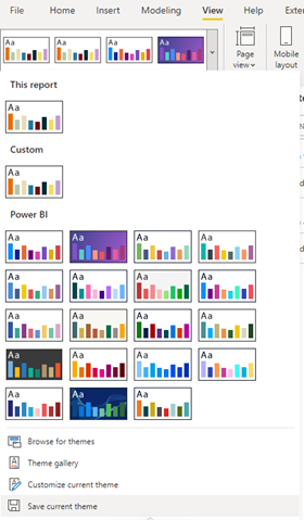 Figure 8: Themes in PBI