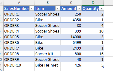 Enter data with Power Apps in Power BI Excel Template