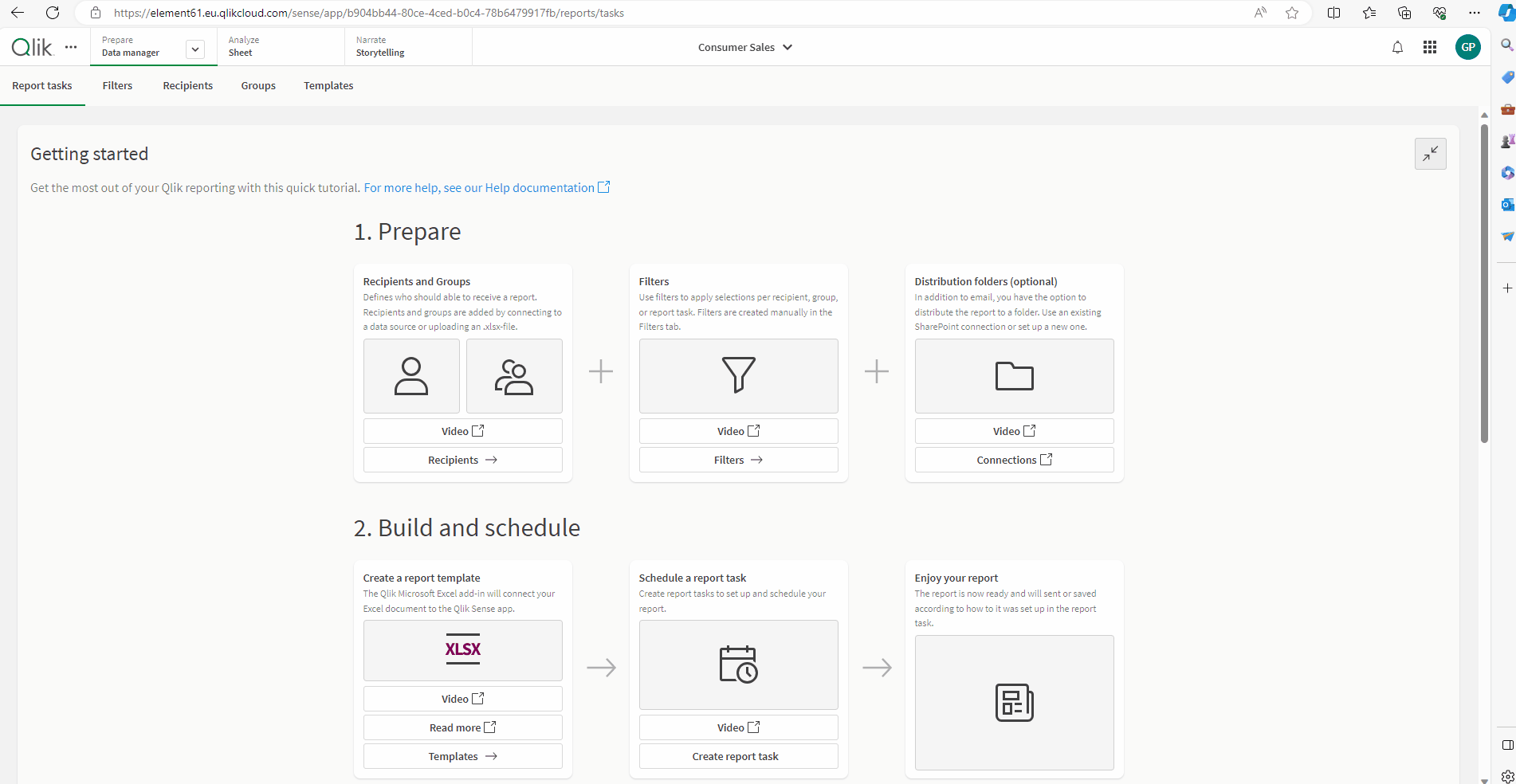 Upload the template file