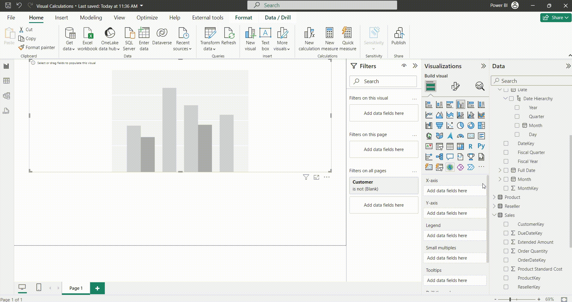 How the ‘Versus Previous’ template works