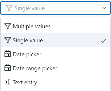 Lakeview dashboards slicers