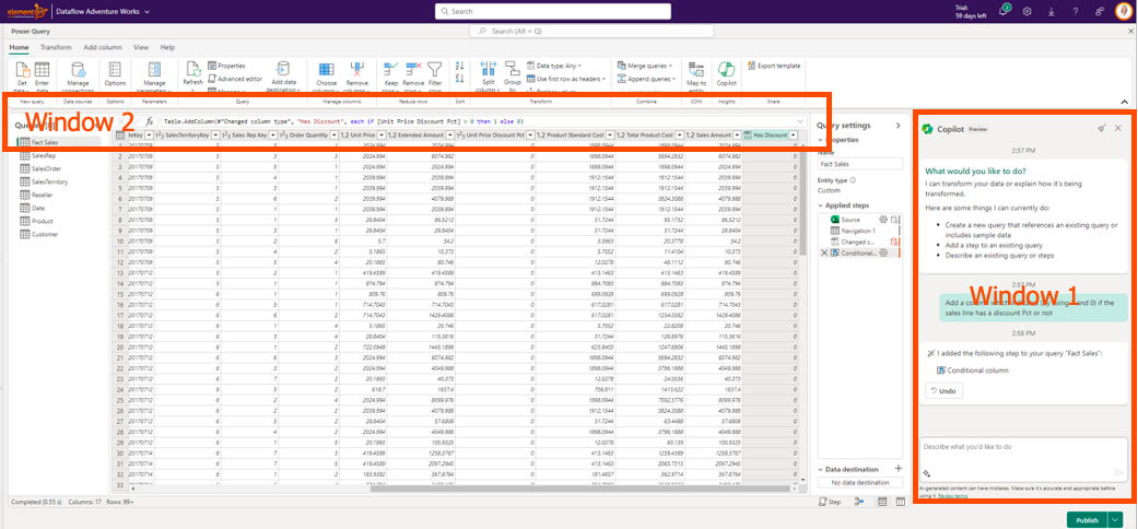 Copilot in gen2 - add binary column