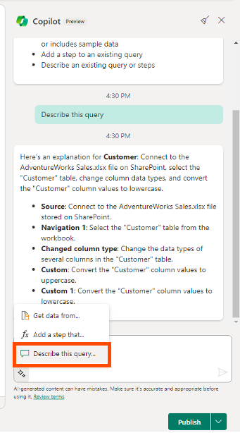 Copilot in gen2 - code explanation6