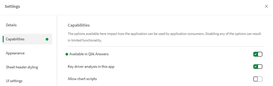 Screenshot 2: Enable structured data answering for a specific app