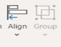Power BI - Figure 12: Align Button