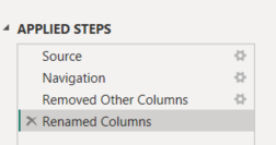 Power BI - Figure 3: Order of Execution